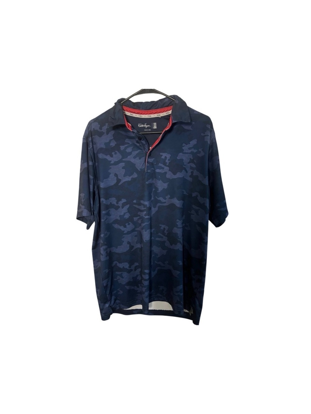 Blue Camo Golf Polo